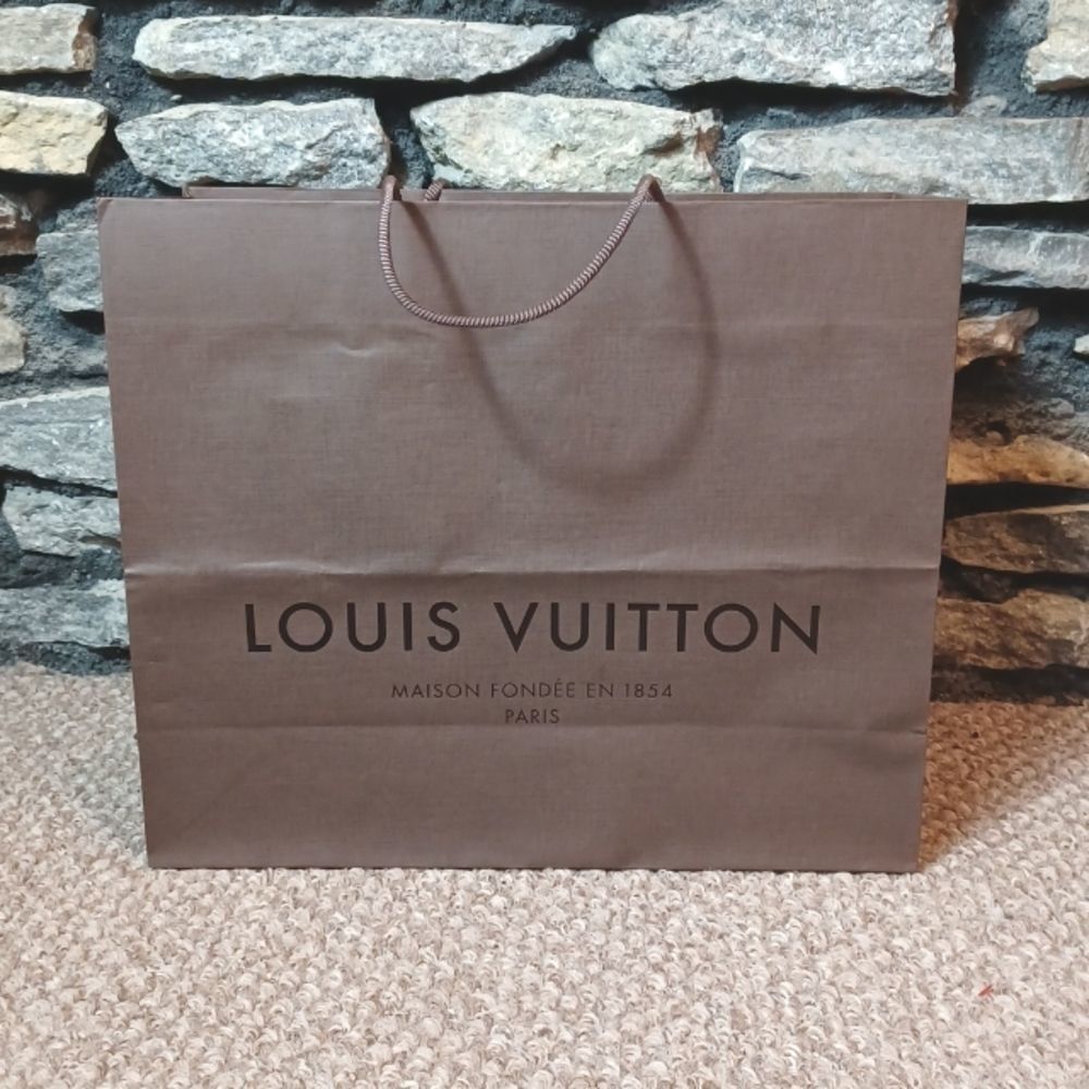 Authentic Louis Vuitton gift bag large
